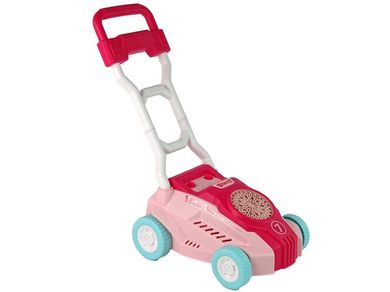 Lean Toys, kosiarka na bańki mydlane, różowa