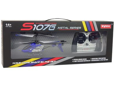 Lean Toys, Latający helikopter, pojazd zdalnie sterowany, niebieski