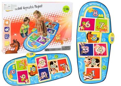 Lean Toys, mata taneczna, interaktywna gra w klasy, zwierzątka