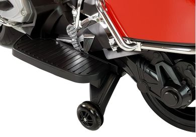 Lean Toys, Motor BMW R1200, Policja, pojazd na akumulator, czerwony