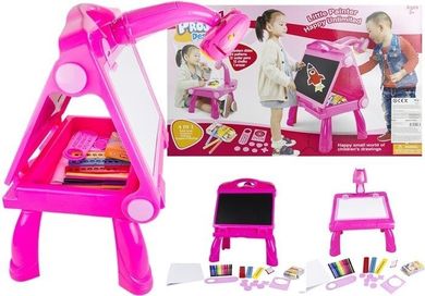 Lean Toys, tablica sztaluga projektor na kredę pisak 49 cm