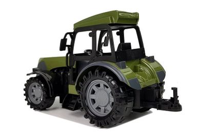 Lean Toys, traktor z belami siana 2.4G, zielony, pojazd zdalnie sterowany
