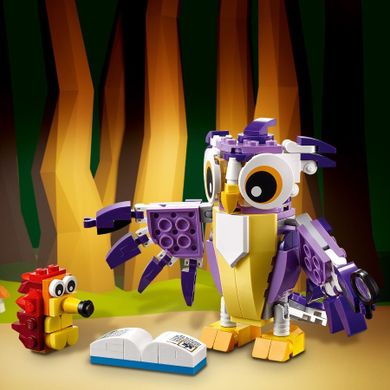 LEGO Creator 3w1, Fantastyczne leśne stworzenia, 31125