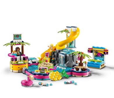 LEGO Friends, Impreza Andrei na basenie, 41374