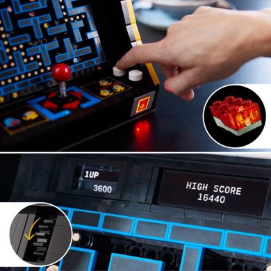 LEGO Icons, Automat do gry Pac-Man, 10323