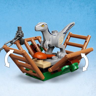 LEGO Jurassic World, Schwytanie welociraptorów Blue i Bety, 76946