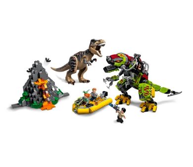 LEGO Jurassic World, Tyranozaur kontra mechaniczny dinozaur, 75398