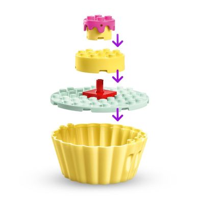 LEGO, Koci Domek Gabi, Pieczenie tortu z Łakotkiem, 10785