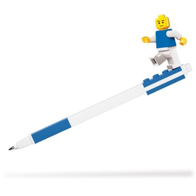 LEGO, kwadratowy notatnik z długopisem, niebieski