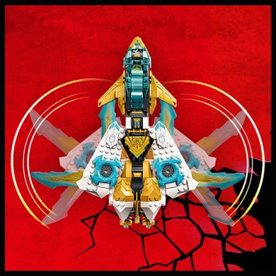 LEGO NINJAGO, Złoty smoczy odrzutowiec Zane’a, 71770