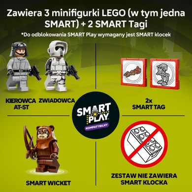 LEGO Star Wars, SMART Play: Atak AT-ST na Endor, 75424