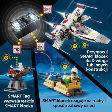LEGO Star Wars, SMART Play: X-Wing Czerwona Piątka Luke’a, 75423