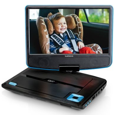 Lenco, przenośny odtwarzacz DVD z uchwytem, 9"