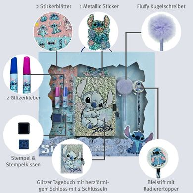 Lilo i Stitch, pamiętnik brokatowy z akcesoriami