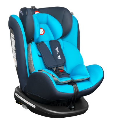 Lionelo, Bastiaan, fotelik samochodowy, 0-36 kg, niebieski