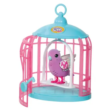 Little Live Pets, ćwierkająco-mówiący ptaszek interaktywny z klatką