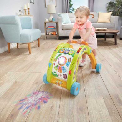 Little Tikes, chodzik i stół aktywności 3w1, zielony