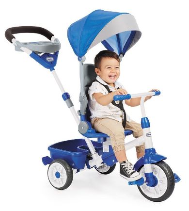 Little Tikes, Perfect Fit, rowerek trzykołowy 4w1, niebieski