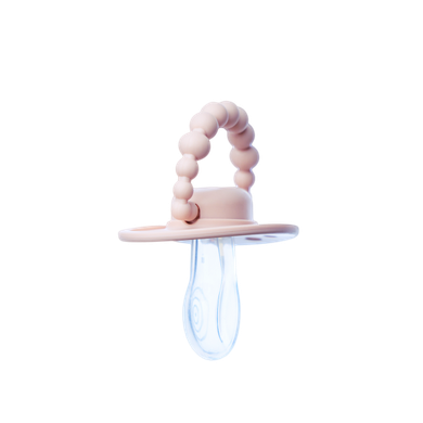 LUU Kids, smoczek pozycjonujący, Velvet Blush, 6m+