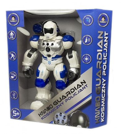 Madej, Robot Knabo Guardian, Kosmiczny Policjant, zabawka interaktywna