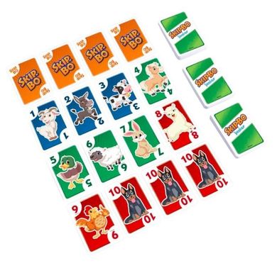 Mattel, Skip-Bo Junior, gra karciana