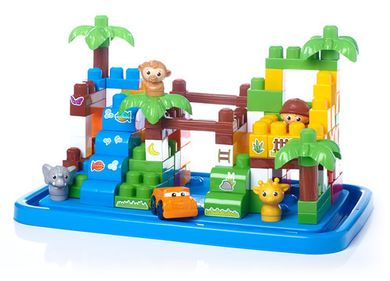 Mega Bloks, Safari, duże pudełko, klocki, 95 elementów