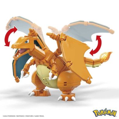 MEGA Pokemon, Charizard do zbudowania, klocki, 222 elementy
