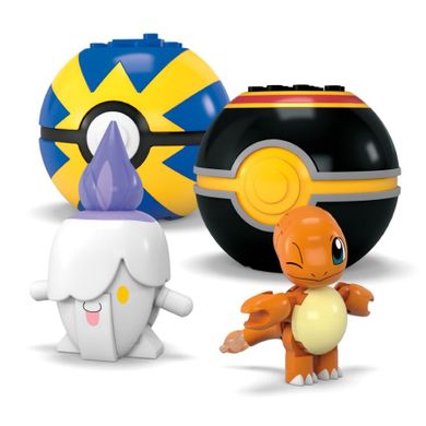 MEGA Pokemon, Drużyna typu ognistego, klocki, 105 elementów