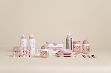 Mepal, Campus, bidon z dziubkiem pop-up, Flowers&Butterflies, 400 ml
