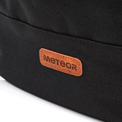 Meteor, Hermod, plecak podróżny, bagaż podręczny do samolotu, czarny, 20l