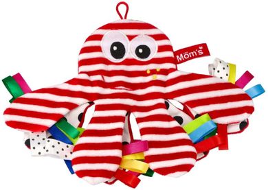 Mom's Care, szeleszcząca ośmiornica, zawieszka, kontrastowa zabawka sensoryczna