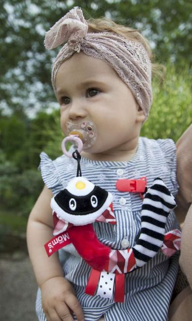 Mom's Care, SzopHop, zawieszka do smoczka, czerwona