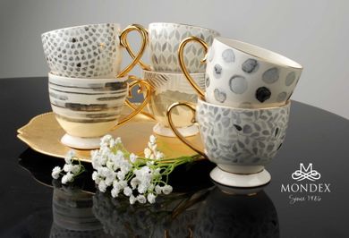 Mondex, kubek porcelanowy, 400 ml, Nicole
