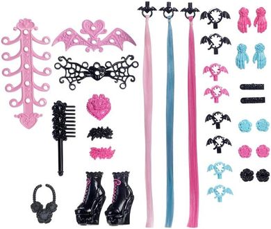 Monster High, Wampistyczne fryzury Draculaury, lalka z akcesoriami