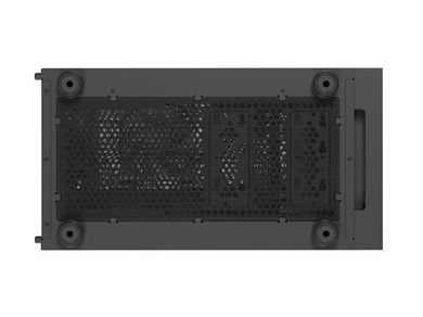 Natec, Genesis Diaxid 605F Midi Tower, obudowa komputerowa, USB-C, czarna