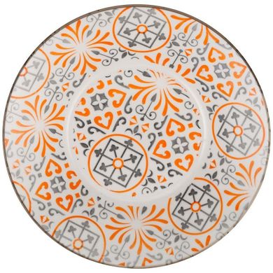 Nava, porcelanowy talerz obiadowy, głęboki, Maiolica, 650 ml, 23 cm