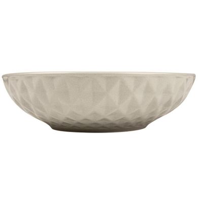 NAVA, talerz ceramiczny, obiadowy głęboki, Soho Classic, szary, 20 cm, 1 l