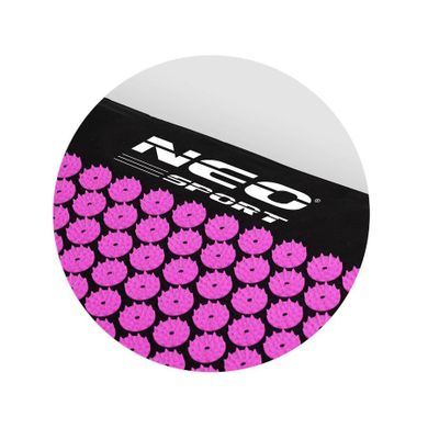 Neo-Sport, Mata do akupresury z kolcami, czarno-fioletowa