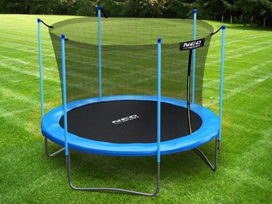 Neo-Sport, trampolina ogrodowa z siatką wewnętrzną, 252 cm
