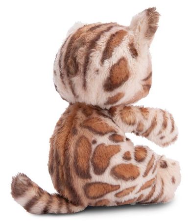 Nici, maskotka, kot bengalski śpiący w koszyku, 12 cm