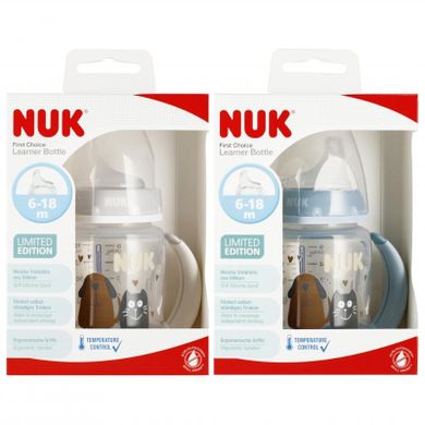 Nuk, First Choice, butelka z uchwytem, 6m+, 150 ml