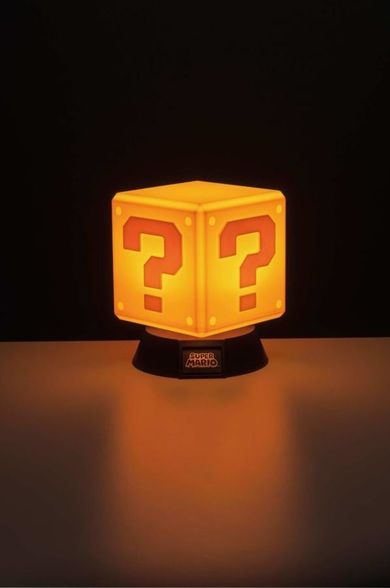 Paladone, Icons, Super Mario, Question Block, lampka