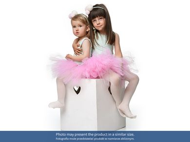 PartyDeco, spódniczka baletowa tutu, jasny róż, 50-25 cm
