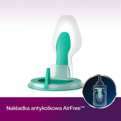 Philips Avent, Anti-colic, AirFree, butelka z nakładką antykolkową, 125 ml