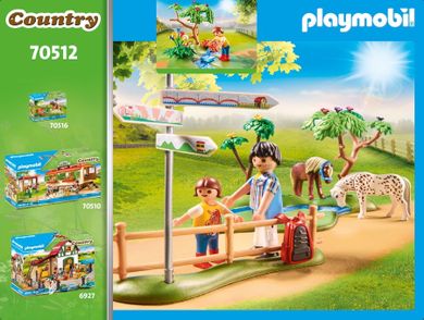 Playmobil, Country, Wycieczka z kucykiem, 70512