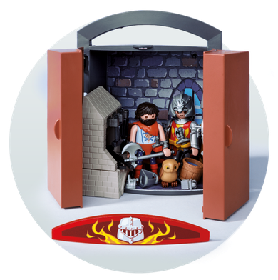 Playmobil, Knights, Play Box Kuźnia rycerska, 5637