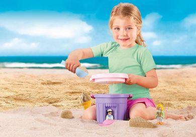 Playmobil, Sand, Wiaderko do piasku Lodziarnia, 9406