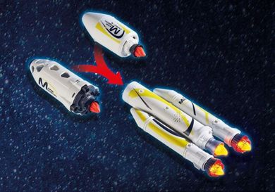 Playmobil, Space, Rakieta kosmiczna z rampą startową, 9488