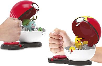 Pokemon, Surprise Attack, Pikachu vs Bulbasaur, pojedynek, zestaw bitewny z figurkami