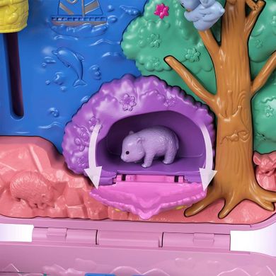 Polly Pocket, kompaktowa torebka Koala, zestaw z laleczkami i akcesoriami